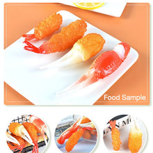 Load image into Gallery viewer, Japanese Food Sample 4 Pieces Set Key Holder Accessories Crab Shrimp Tempura
